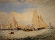 Joseph Mallord William Turner Regatta Beating To Windward oil painting on canvas
